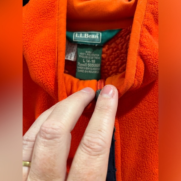 LL BEAN Kids winter jacket (detachable fleece and shell included) SIZE 14/16 - Picture 3 of 5